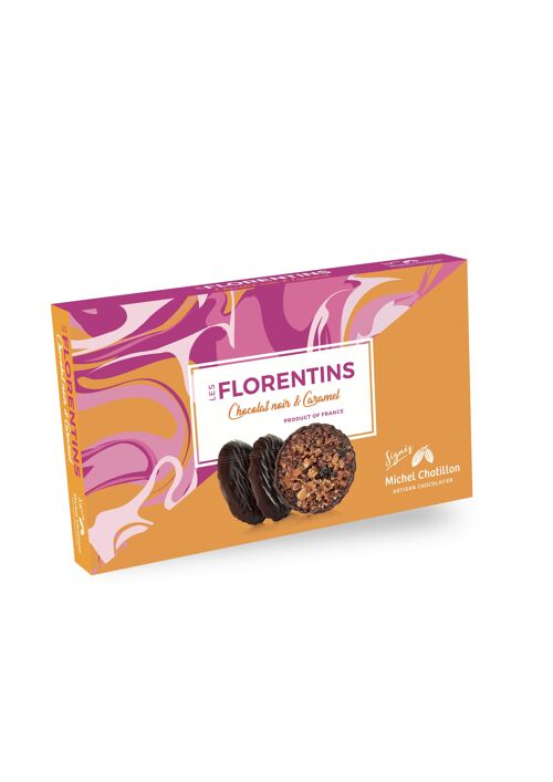 FLORENTINS CARAMEL BEURRE SALE ET CHOCOLAT NOIR