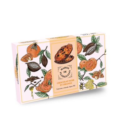 ORANGE AND DARK CHOCOLATE GOURMET FLORENTINS