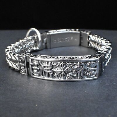 Men's Bracelet yosef | coarse stainless steel | 22 cm