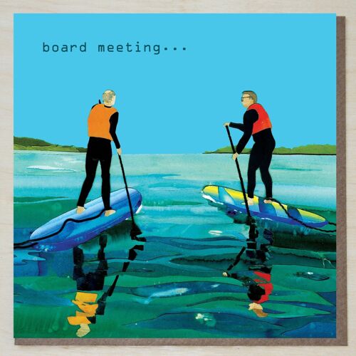 Paddleboarding Card (board meeting)