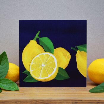 Lemon Card (cartes de fruits) 2