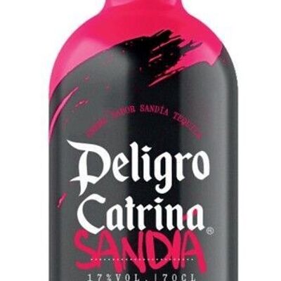 Tequila Crema Premium Peligro Catrina 17% Alkohol Sabor Sandía - 700 ml