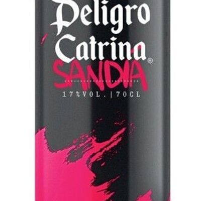 Tequila Crema Premium Peligro Catrina 17% Alcool Sabor Sandía - 700 ml