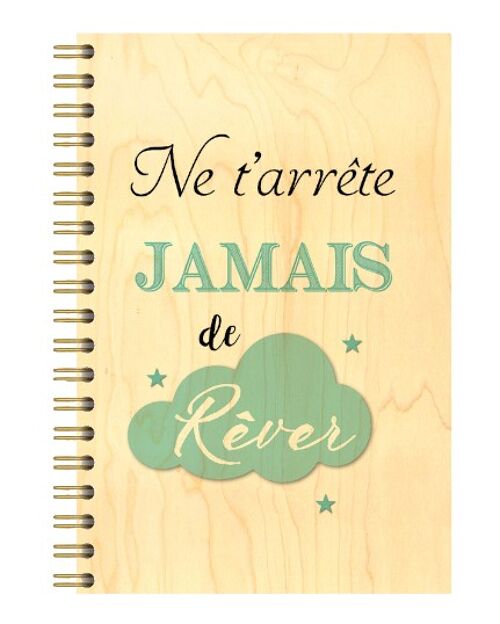 CARNET COUVERTURE BOIS - REVER