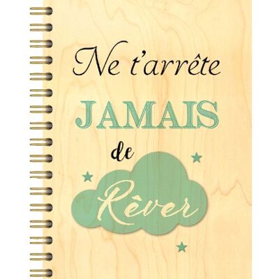 WOODEN COVER NOTEBOOK - REVER