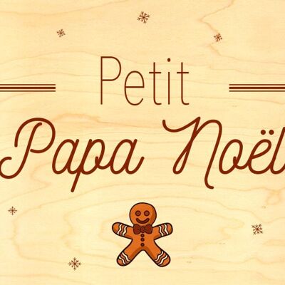 CARTE DE VOEUX NOEL - PETIT PAPA NOEL