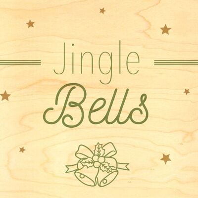 BIGLIETTO D'AUGURI DI NATALE - JINGLE BELLS