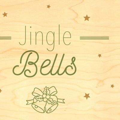 CHRISTMAS GREETING CARD - JINGLE BELLS