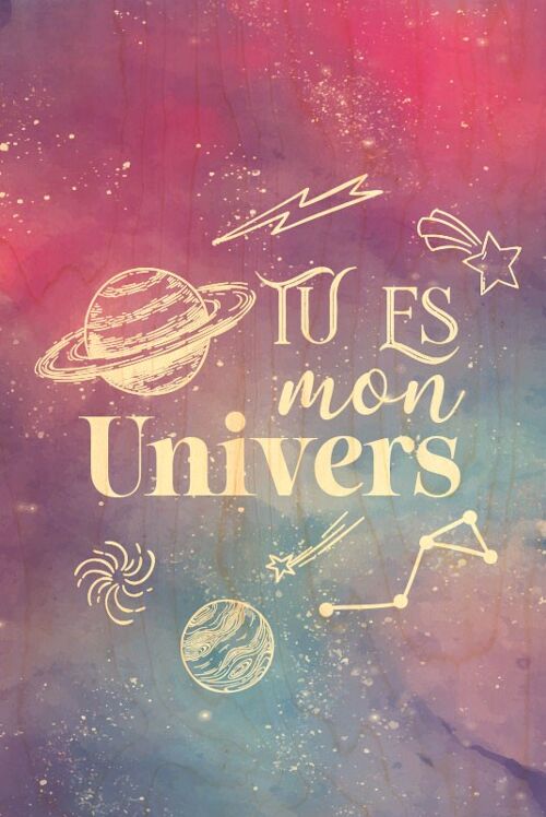 CARTE POSTALE BOIS - MON UNIVERS