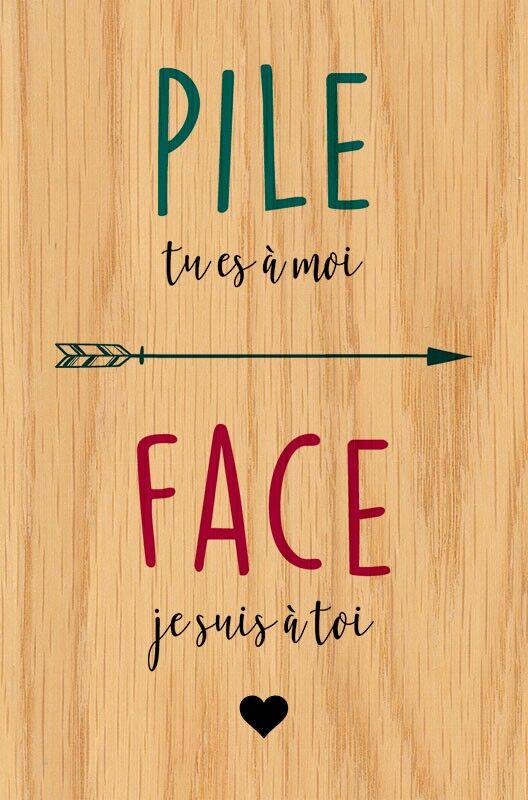 HAPPY WOOD CARD DI LEGNO - FACCIA A PILE