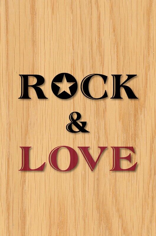 HAPPY WOOD WOOD CARD - ROCK N LOVE
