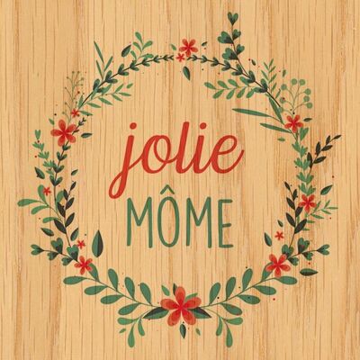 HAPPY WOOD HOLZKARTE - JOLIE MOME