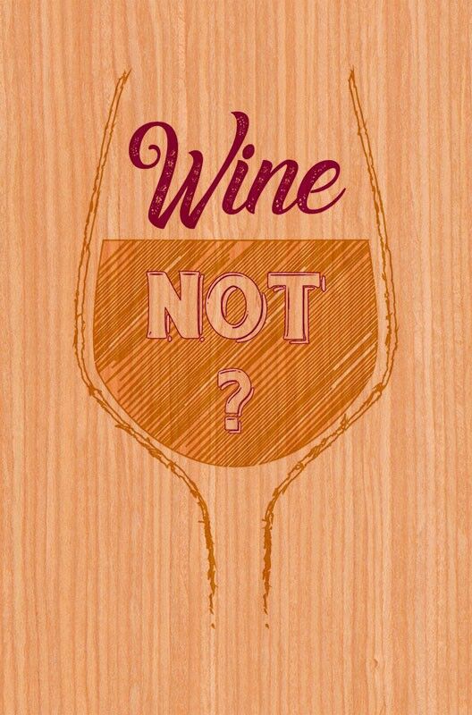 HAPPY WOOD HOLZKARTE - WEIN NICHT