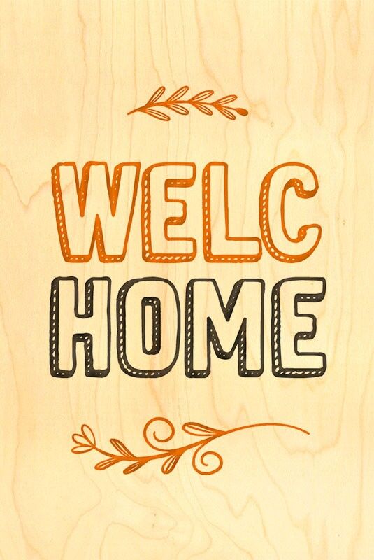 HAPPY WOOD HOLZKARTE - WELC'HOME