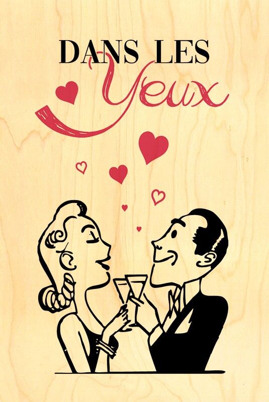 HAPPY WOOD HOLZKARTE - IN DEN AUGEN