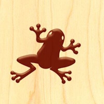 FROGS WOODEN BOOKMARK