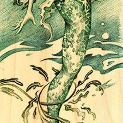 WOODEN BOOKMARK MERMAID