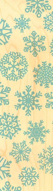 BOOKMARK WOODEN SNOWFLAKES