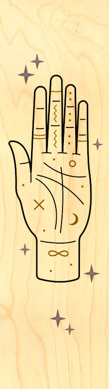 MAGIC WOOD BOOKMARK