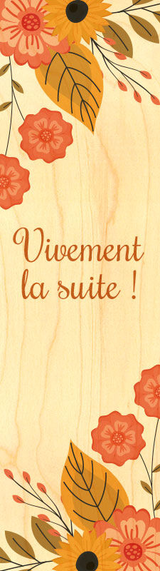 WOOD BOOKMARK VIVEMENT LA SUITE