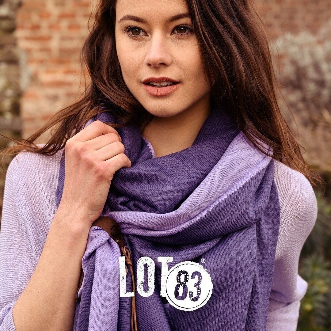 Sciarpa Fien Twin Lilla-Viola