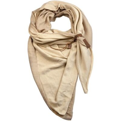 Scarf Fien Twin Sand-Offwhite