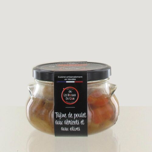 Bocal de Tajine de poulet abricot olives - Bocal 100% local & artisanal