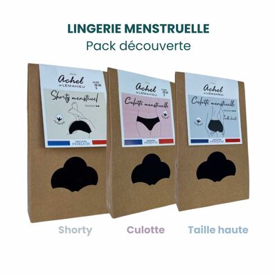 Pack Découverte - Lingerie Menstruelle