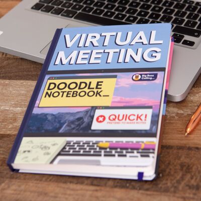 Virtuelles Meeting: Doodle-Notizbuch