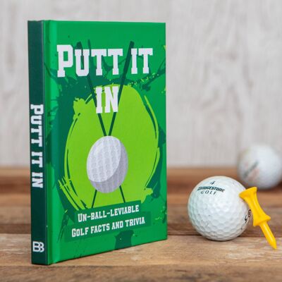 Putten Sie es ein - Golfbuch