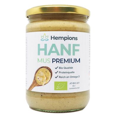 HEMPIONS Organic Hemp Mush Premium 500 g - Pack of 6