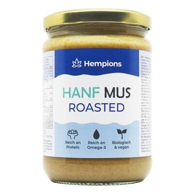 HEMPIONS Organic Hemp Mush Roasted 500 g - Pack of 6