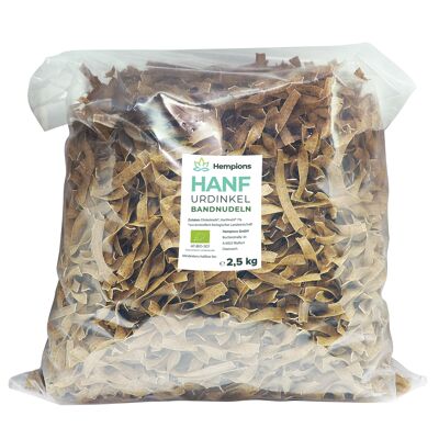 HEMPIONS organic hemp spelled tagliatelle 2.5 kg - 2 pack