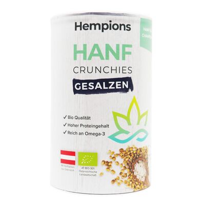HEMPIONS organic hemp crunchies salted 200 g - pack of 6
