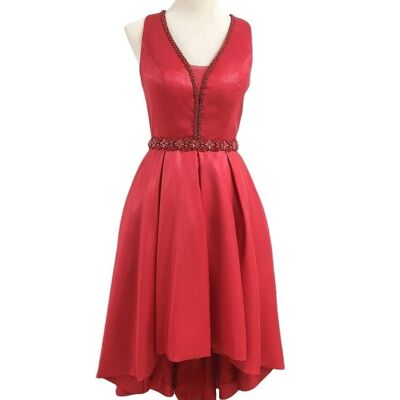 Burgundy ceremony dress