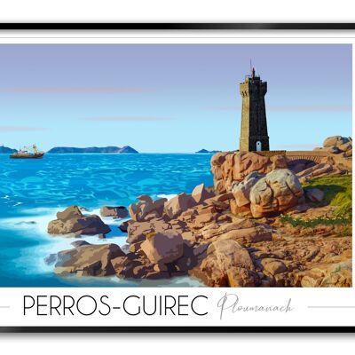 Perros-Guirec-Poster 30x42 cm