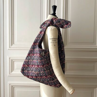 Angèle Evesome bag in summer tweed