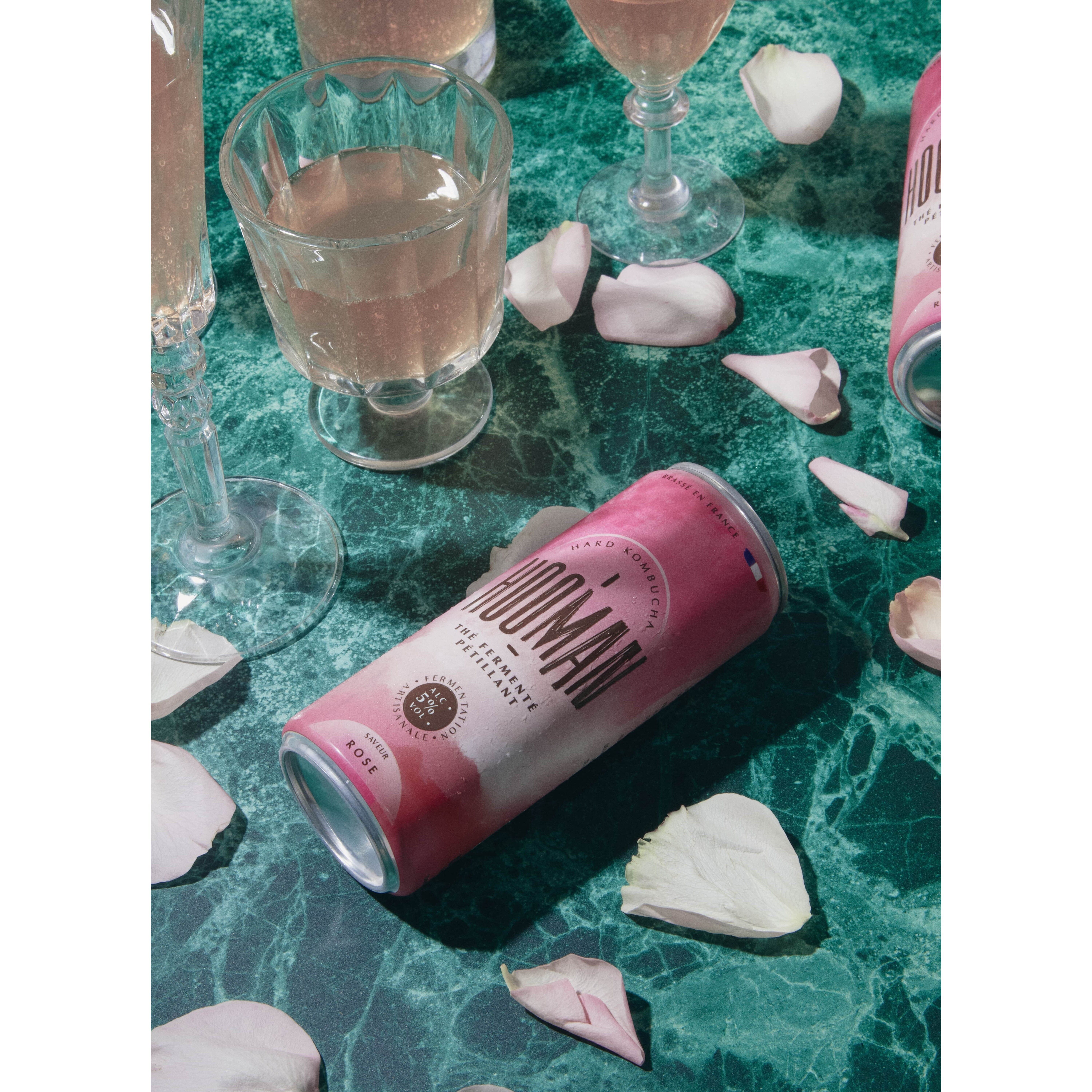 Achat HOOMAN Hard Kombucha 5/vol Rose en gros