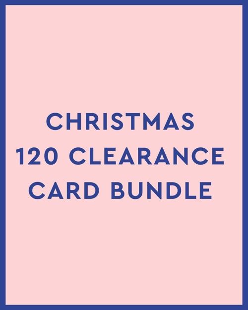Christmas 120 Clearance Card Bundle