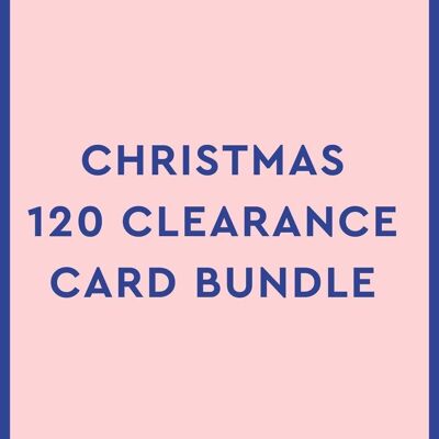 Christmas 120 Clearance Card Bundle