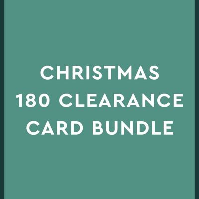Christmas 180 Clearance Card Bundle