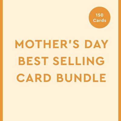 Lot de cartes les plus vendues pour la fête des mères