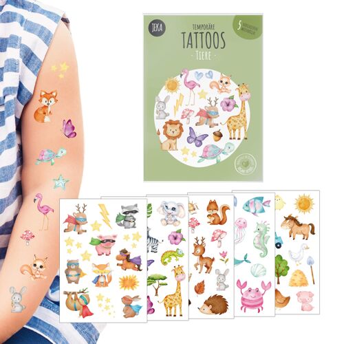 Kindertattoo Set Tiere