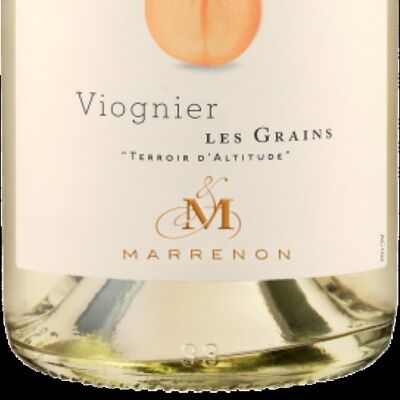 Les Grains Viognier - Blanc - 2021 - 75cl - Marrenon - IGP Méditerranée