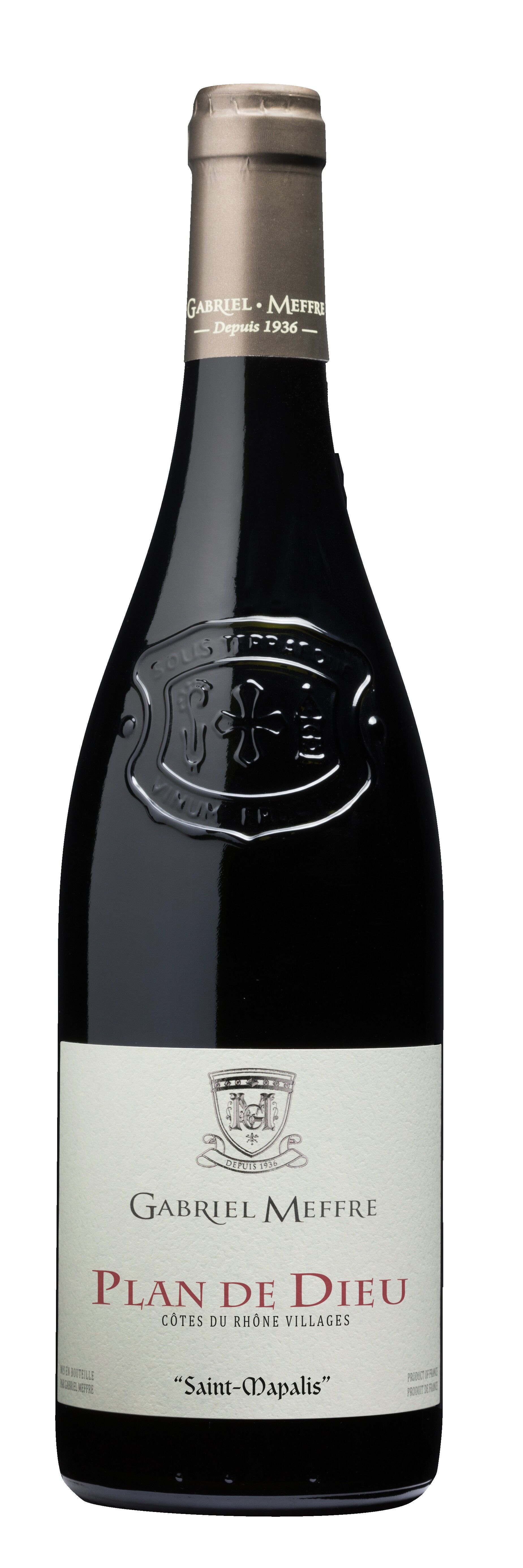 Piano di Dio - Saint-Mapalis - Rosso - 75cl - Maison Gabriel Meffre - Côtes-du-Rhône-Villages Plan-de-Dieu