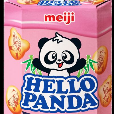 Biscuits Hello Panda - fraise 50G (MEIJI)