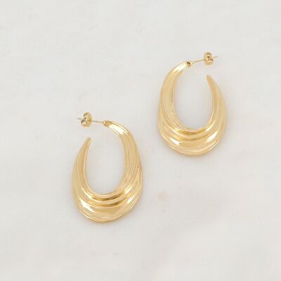 Cleora Hoop Earrings - Gold