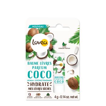 Baume Lèvres - Parfum Coco - Lèvres sèches - Enrichi en beurre de karité - Huiles et Cires d'origine naturelle 2