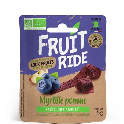 Fruit Ride Myrtille pomme 
 Doypack 15g