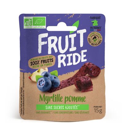 Fruit Ride Myrtille pomme 
 Doypack 15g